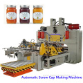 Automatic screw cap glass aluminum cap making bottle cap production line